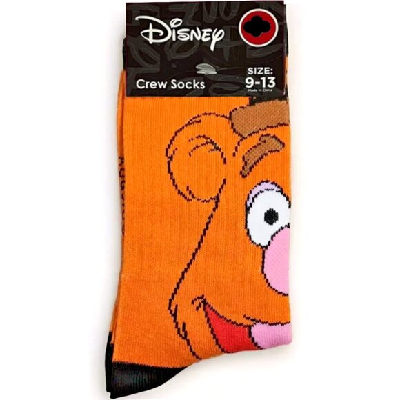 *3/$15* Mens Muppets Fozzie Bear Socks - Picture 4 of 5